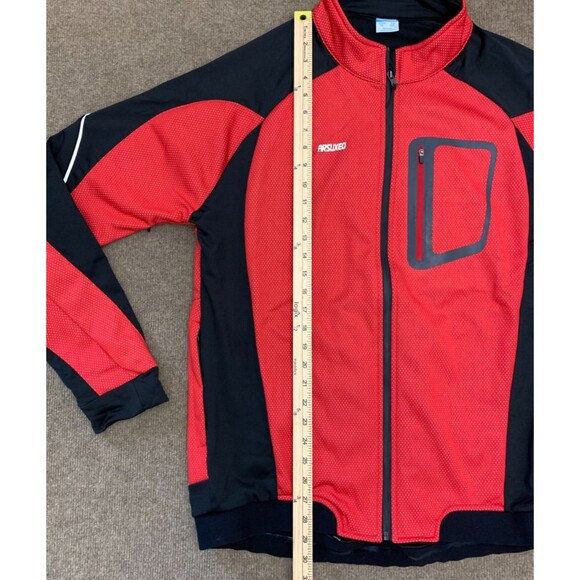 Arsuxeo Cycling Jacket Mens 2XL Thermal Winter Windproof Breathable MTB Zip-Up - Picture 5 of 10